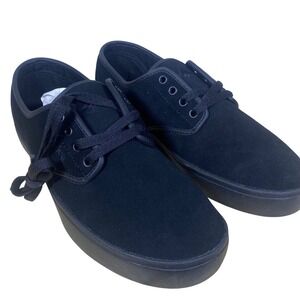 NEW Emerica Laced Mens Size 9 Black Suede Skate Shoes Sneakers IN BOX
